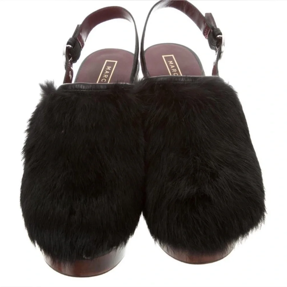 Marc Jacobs Liya Fur Clog - Picture 3 of 4